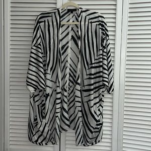 Lane Bryant open front cardigan 2 front pockets